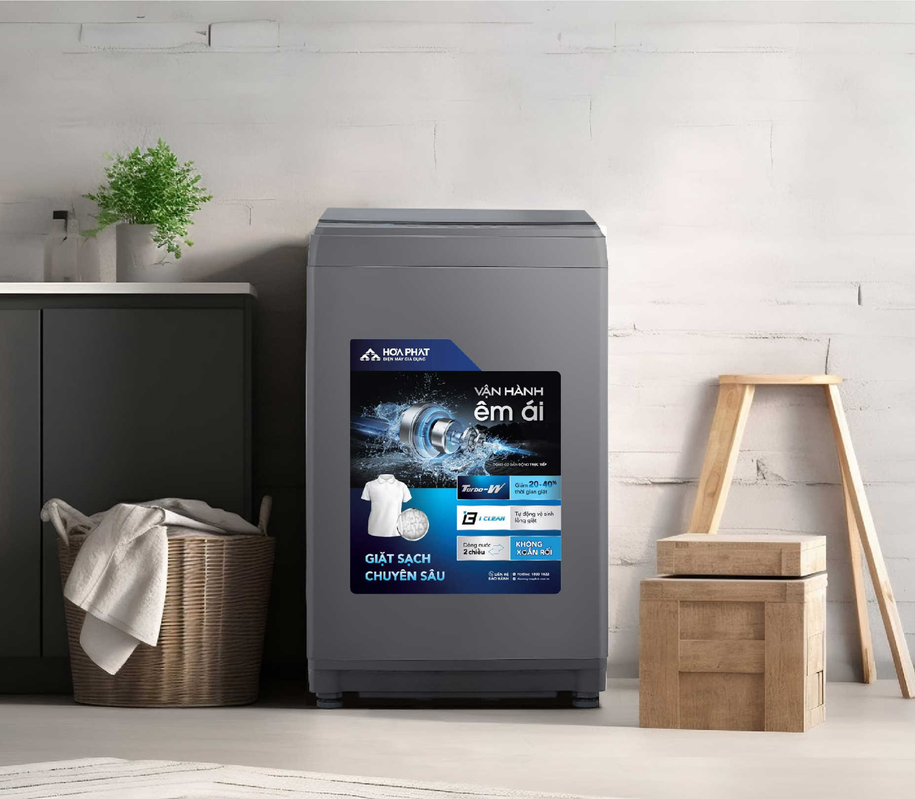 Máy giặt Funiki Inverter 12.5kg HWM TDD8125ABG